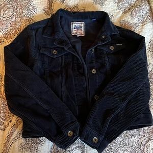 Superdry Navy Corduroy Jacket